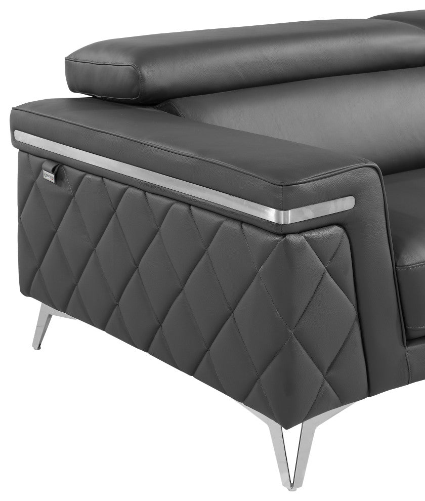 Mia Top Grain Italian Leather  Loveseat