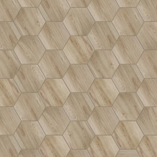 Natura Hex Camel Porcelain Floor and Wall Tile