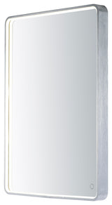 ET2 24" x 31.5" Rectangular LED Mirror E42014-90AL, Brushed Aluminum