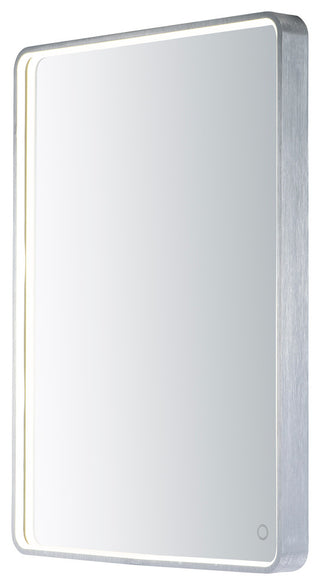 ET2 24" x 31.5" Rectangular LED Mirror E42014-90AL, Brushed Aluminum