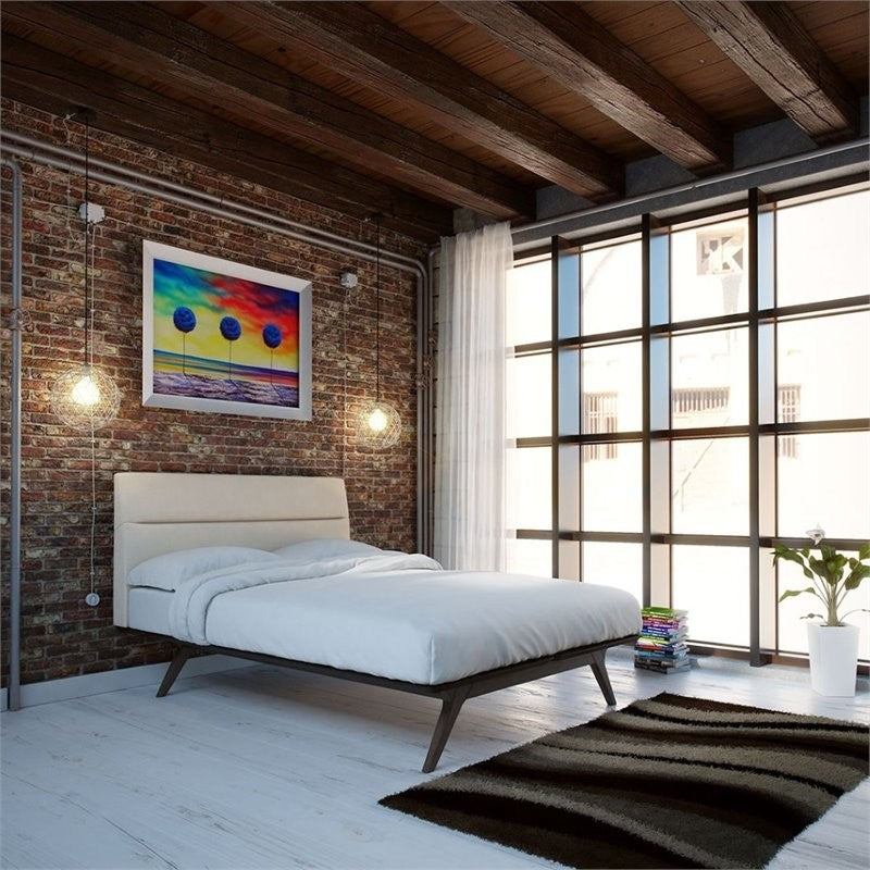 Addison Full Bed, Black Beige