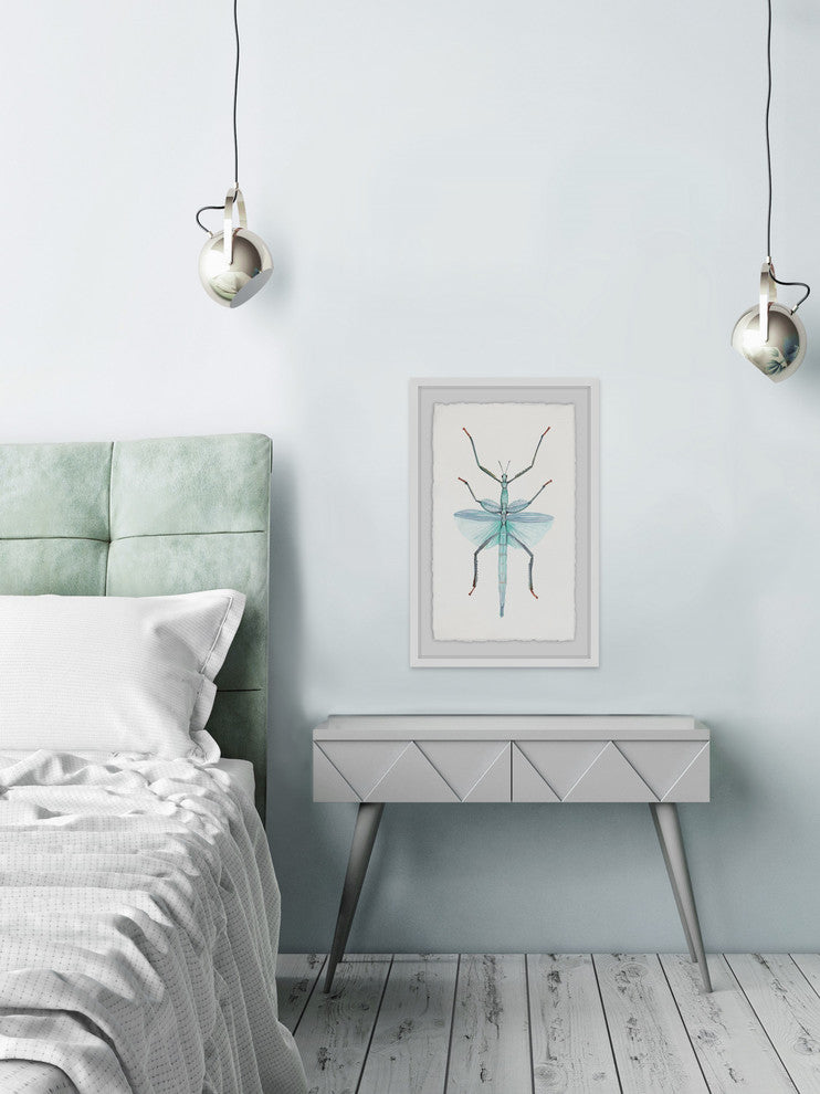 "Green Walking Stick" Framed Painting Print, 30"x45"