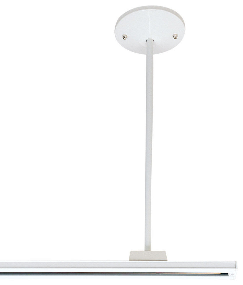 Nora Lighting NT-336 36" Downrod and Canopy Kit for Track - White