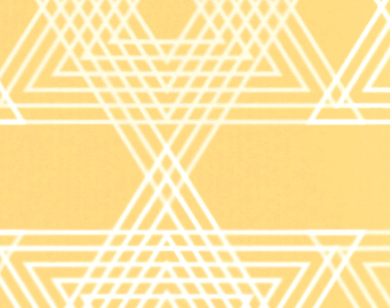 Star Light Holiday Geometric Print Kitchen Towel, Yellow