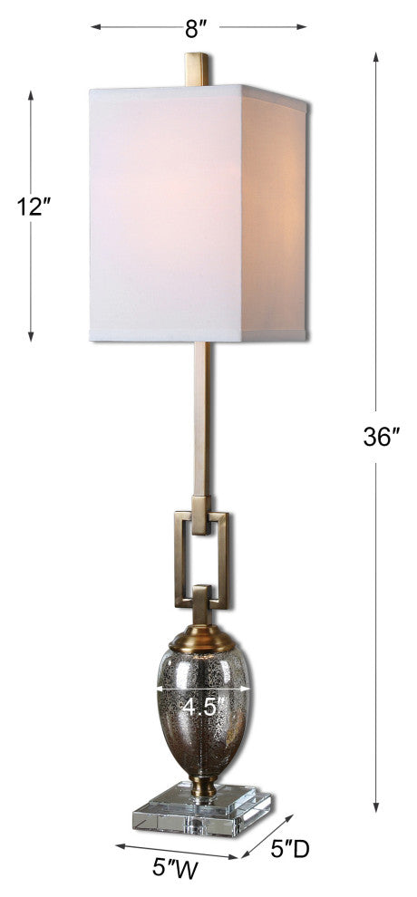 Uttermost Copeland Mercury Glass Buffet Lamp