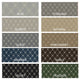 Ribbon Pattern 3/8 Thick Indoor Area Rug Carpet, Natural, 8x8