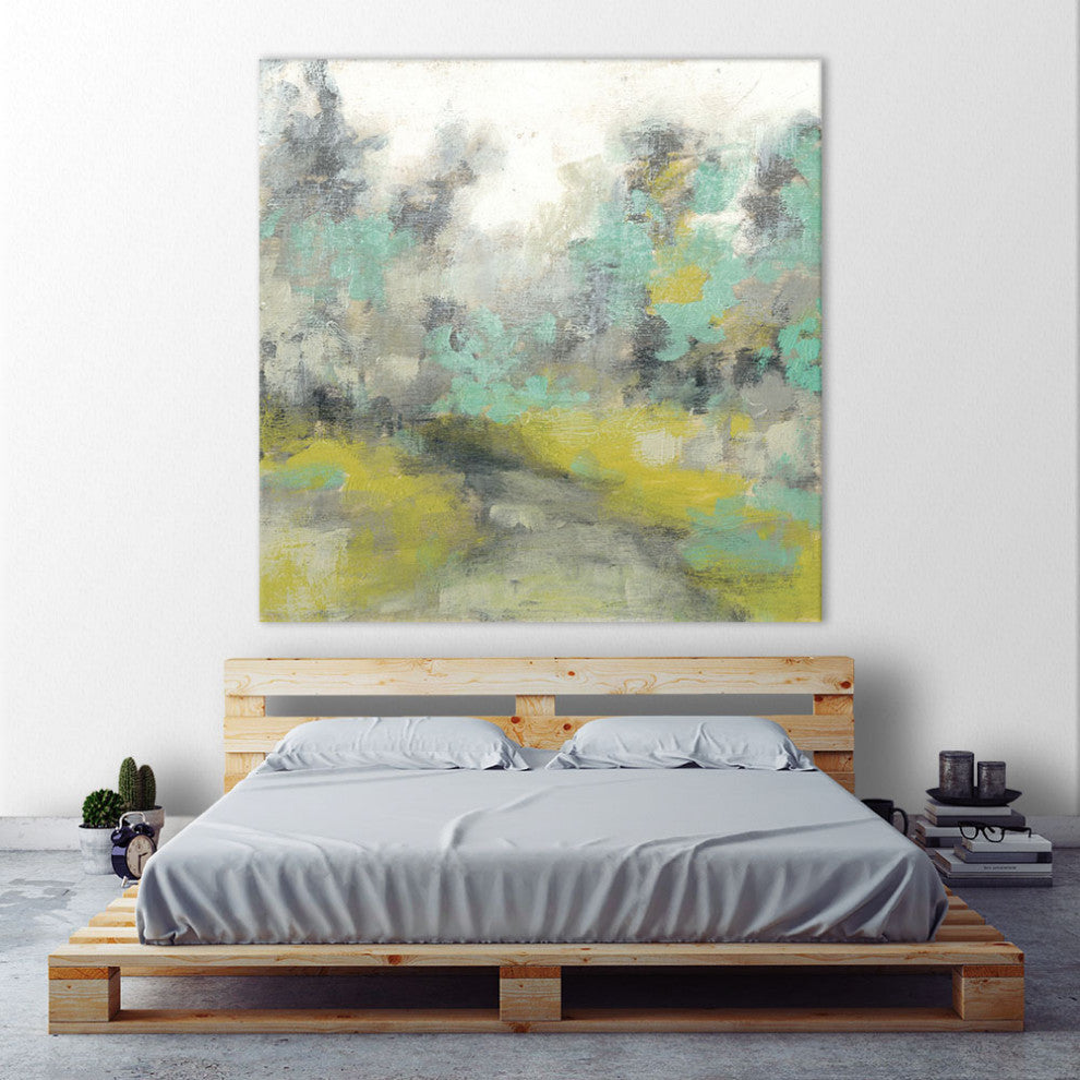 "Pastel Walk II" Fine Art Giant Canvas Print, 72"x72"