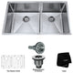 Kraus KHU103-33 33 inch Undermount Double Bowl Stainless Steel Kitchen Sink