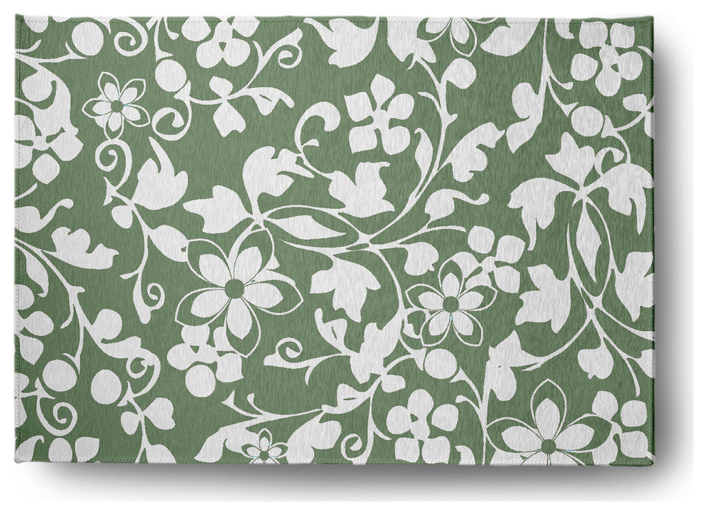 5' x 7' Evelyn Spring Chenille Indoor/Outdoor Rug