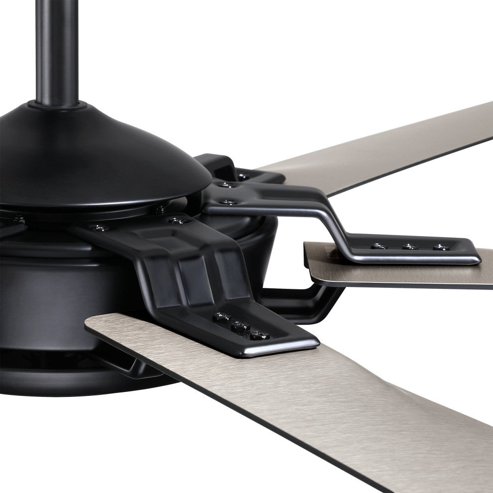 Max 70 in. Black Ceiling Fan With 6-Blades, DC Reversible Motor, 6-Speeds