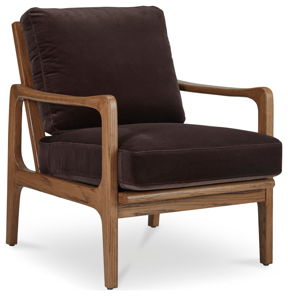Fearne Accent Chair Dark Brown