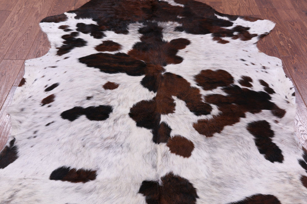Natural Cowhide Rug 6' 0" X 5' 7" C1972