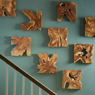Uttermost Talia Wood Wall Decor Set of 9
