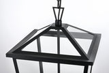 Home Living 14" Outdoor Pendant, Black