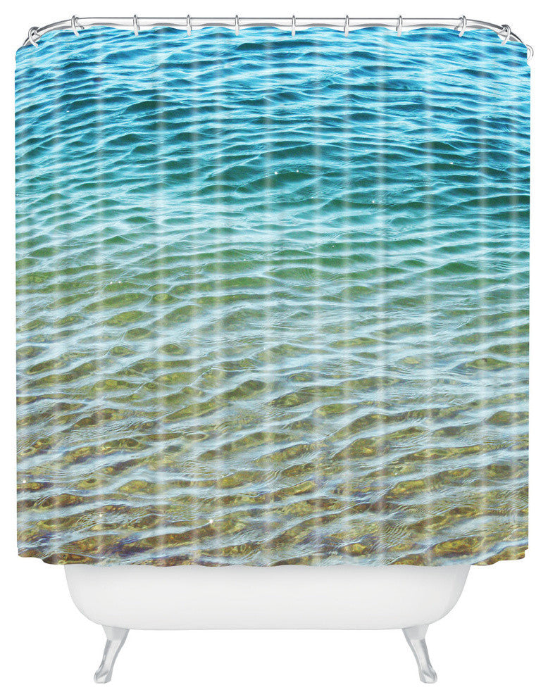 Shannon Clark Ombre Sea Shower Curtain