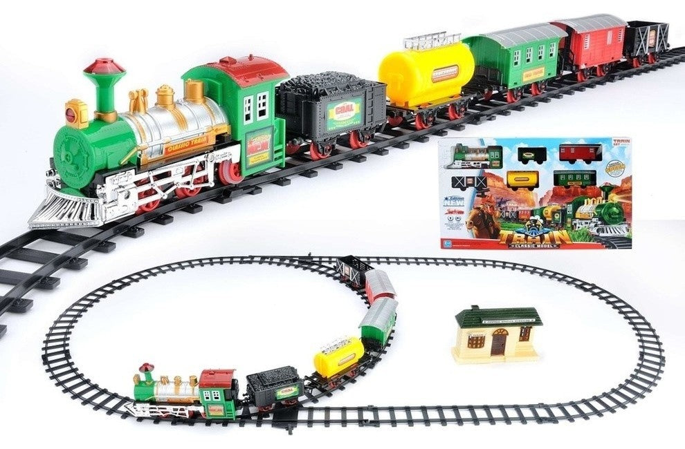 18-Battery Operated Animated Classic Train Set With Sound