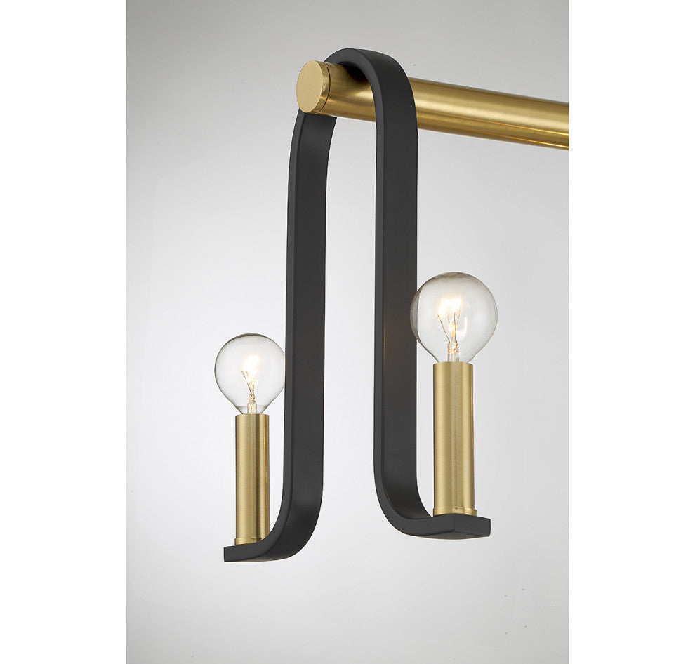 Savoy House 1-5533-8-143 8-Light Linear Chandelier, Archway