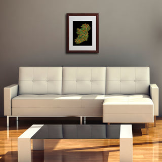 'Ireland IV' Matted Framed Canvas Art by Michael Tompsett