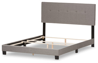 Full bed frame on white background