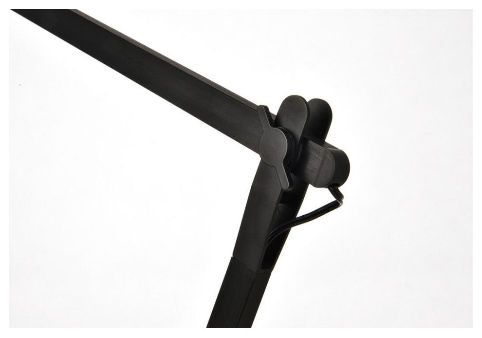 Illumen Collection 1-Light Black Finish Led Desk Lamp