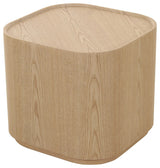 Modrest Quillen Modern Natural Ash Square End Table