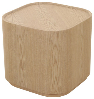 Modrest Quillen Modern Natural Ash Square End Table