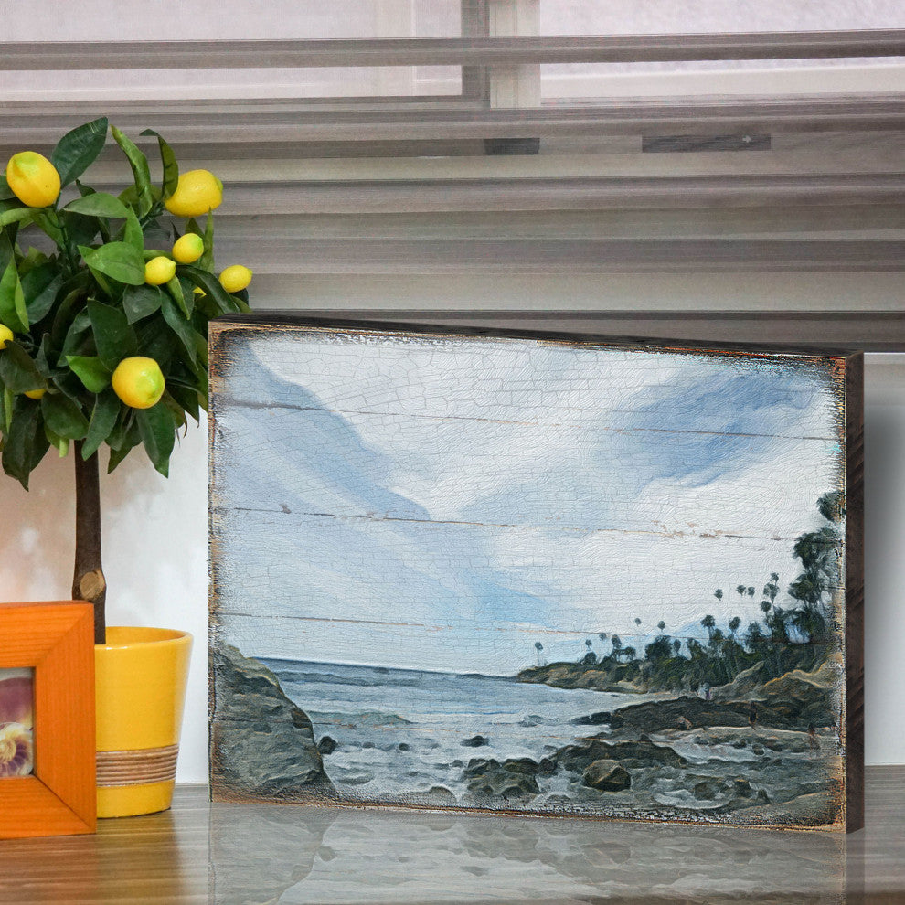 Surfer Wooden Coastal Wall Art, X-Large 36x24