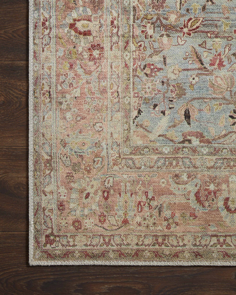 Loloi II Adrian Ocean/Clay Area Rug, 5'x7'6"