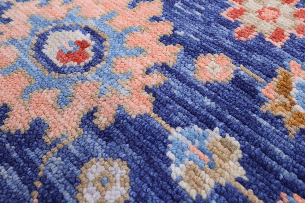 2' 5" X 10' 6" Runner Turkish Oushak Hand-Knotted Wool Rug - Q15917
