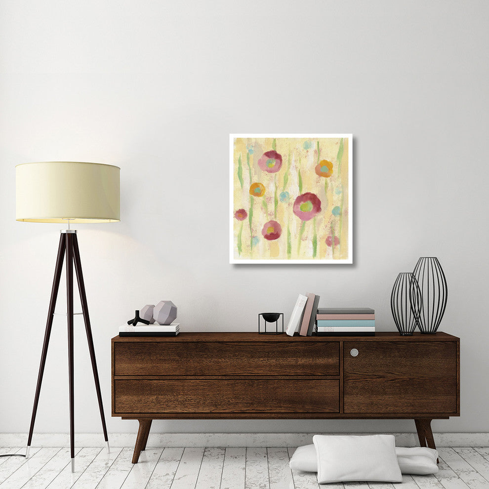 "Breezy Floral Element 1" Digital Paper Print by Silvia Vassileva, 30"x32"
