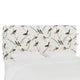 Bern Queen Slipcover Headboard With Ties, Audobon Cream Green
