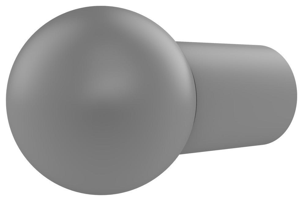 3/4" Cabinet Knob, Matte Gray
