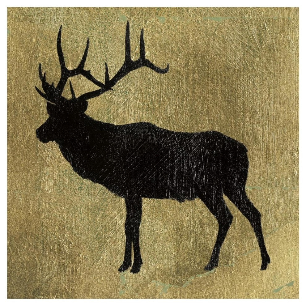"Golden Lodge IV" Digital Paper Print by James Wiens, 32"x32"