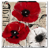 Color Bakery 'Rouge One' Canvas Art, 14"x14"
