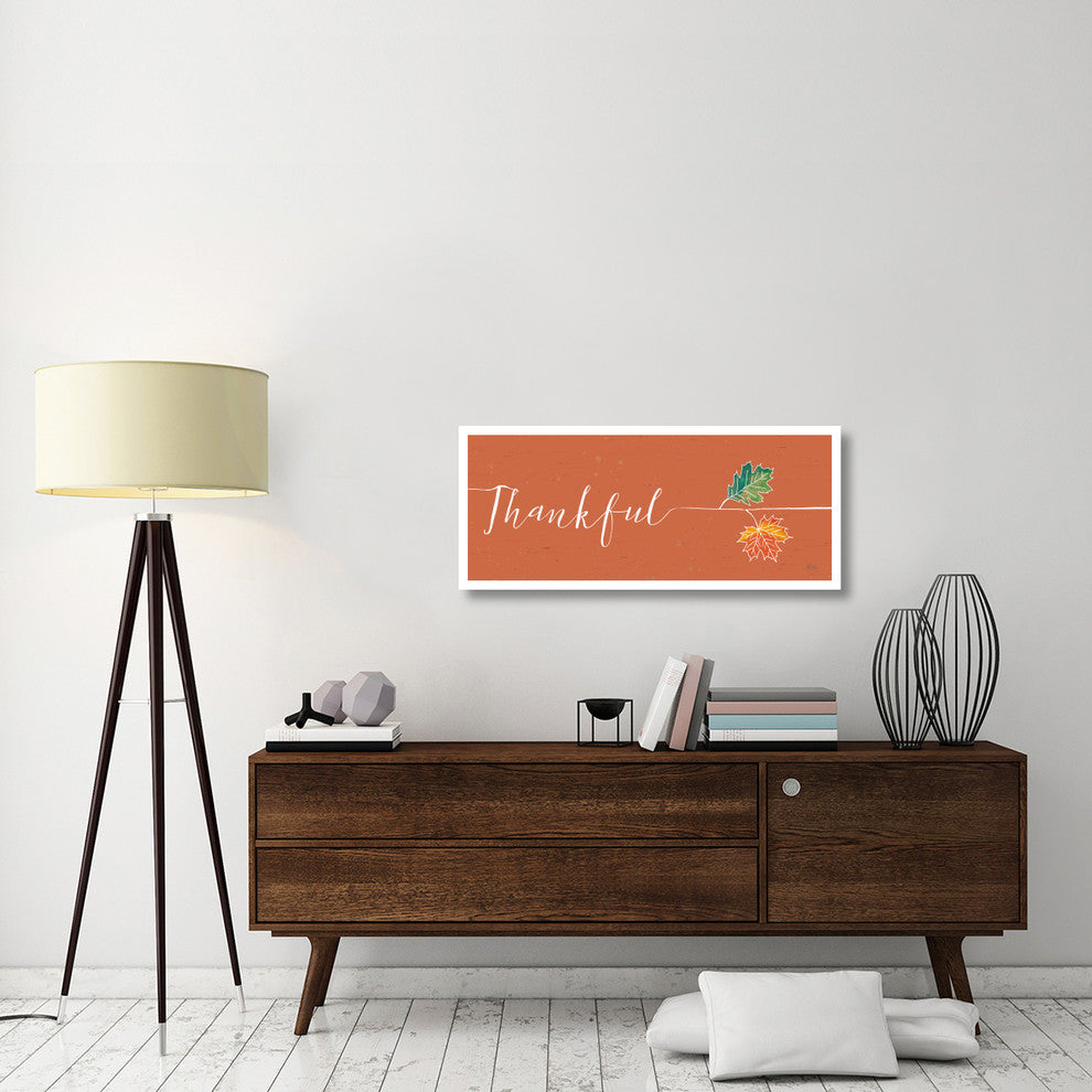 "Underlined Fall III Color" Digital Paper Print by Veronique Charron, 42"x18"