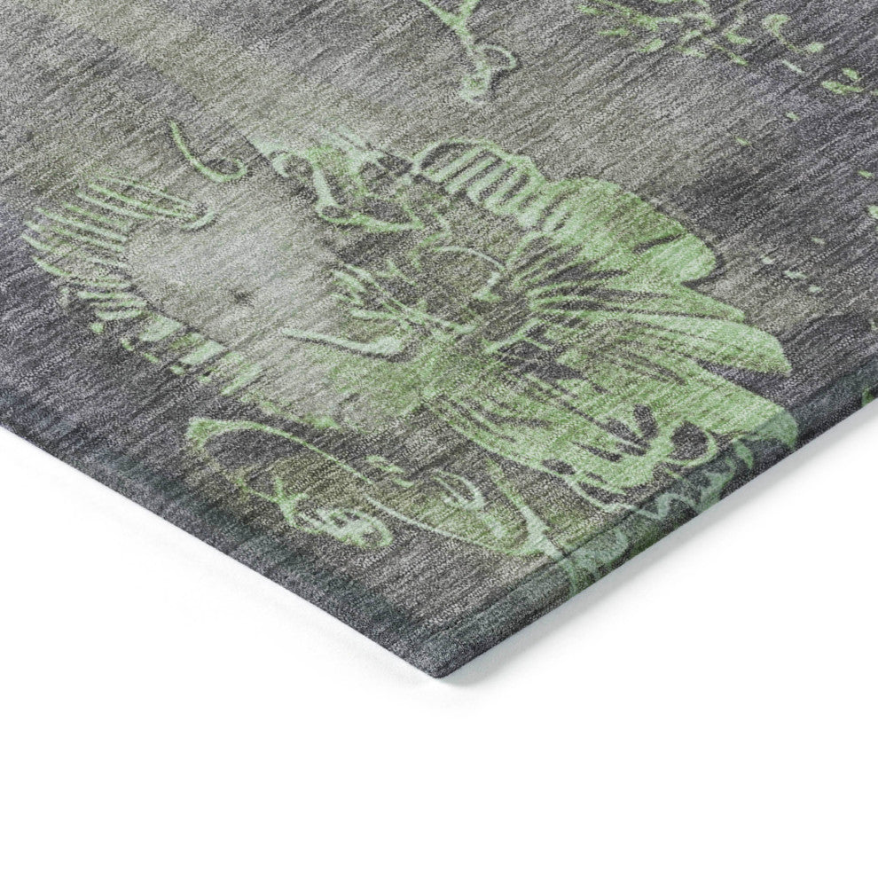 Machine Washable Indoor/Outdoor Chantille ACN1869 Violet 8' x 8' Round Rug