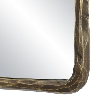 Ivory 36" Tall Rectangle Wall Mirror, Yellow