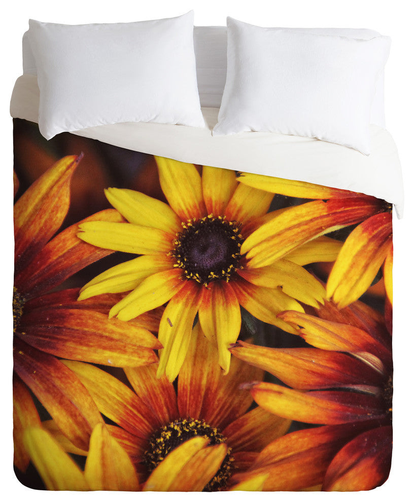 Deny Designs Shannon Clark Sunshine Petals Duvet Cover - Lightweight