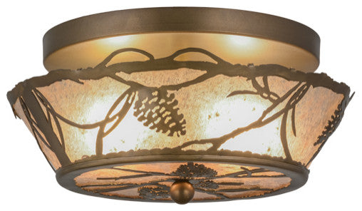 12W Whispering Pines Flushmount