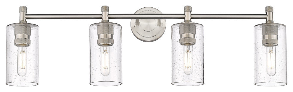 Crown Point 4 33.875" Bath Vanity-Light Satin Nickel