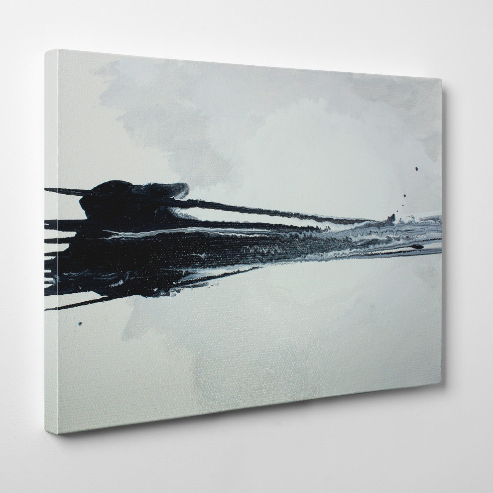 Onyx Landscape' Wrapped Canvas Wall Art by Karen Moehr