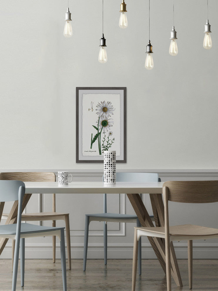 "White Daisy III" Framed Painting Print, 16"x24"