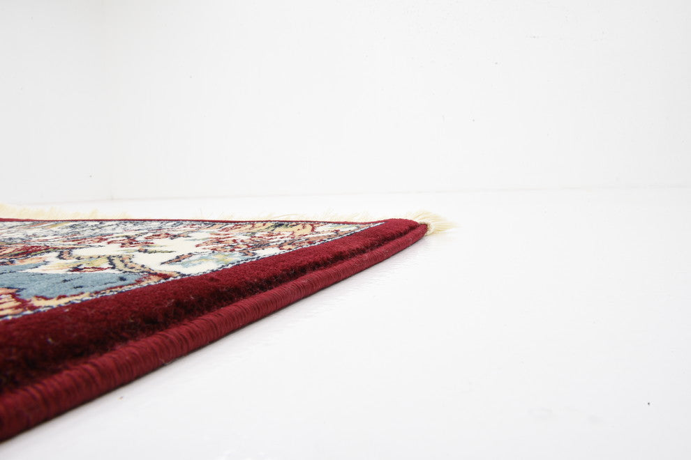 Unique Loom Burgundy Birmingham Narenj 3' 0 x 5' 0 Area Rug