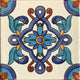 Cordoba Talavera Mexican Tiles, 6"x6" Tiles, Set of 4