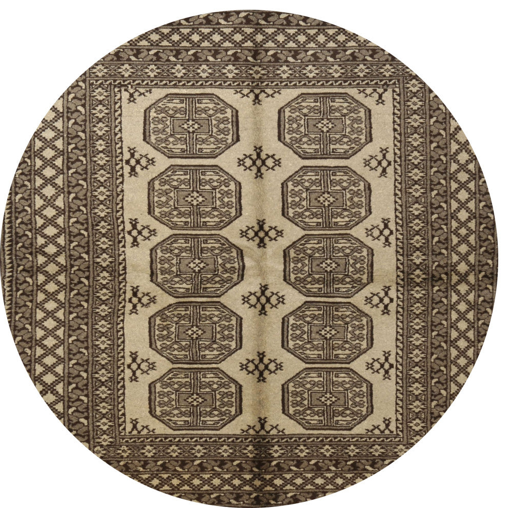 Ahgly Company Indoor Round Traditional Area Rugs, 3' Round