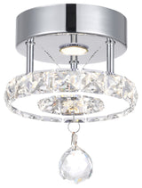 Ring LED Flush Mount With Chrome Finish