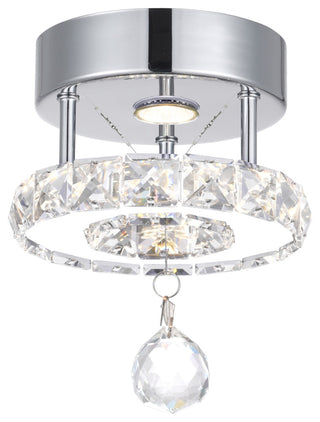 Ring LED Flush Mount With Chrome Finish