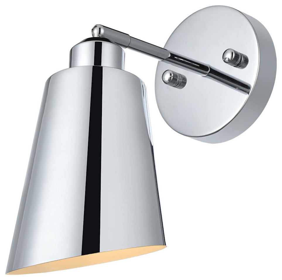 Elegant Lighting LD2354 Halycon 11" Tall Bathroom Sconce - Chrome