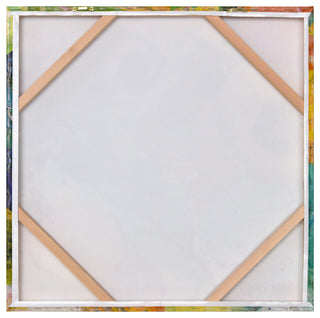Floral Radiance II Crystallus Epoxy Coated Wrapped Canvas Wall Art