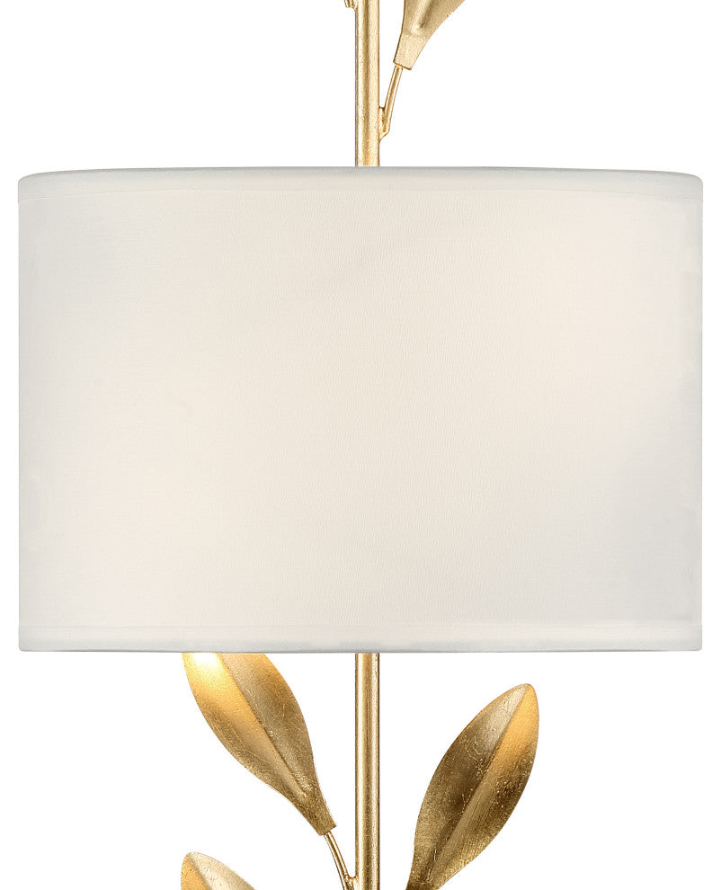 Broche 2-Light Antique Gold Sconce